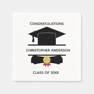 Pet diplomatie voor gepersonaliseerde academie servet