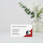 Pet Doctor Veterinary Services Visitekaartje (Staand voorkant)