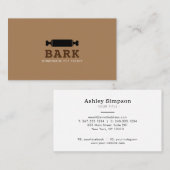 Pet dog bakkerij homemade hondenhandel visitekaartje (Voorkant / Achterkant)