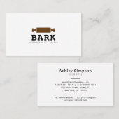 Pet dog bakkerij homemade hondenhandel visitekaartje (Voorkant / Achterkant)