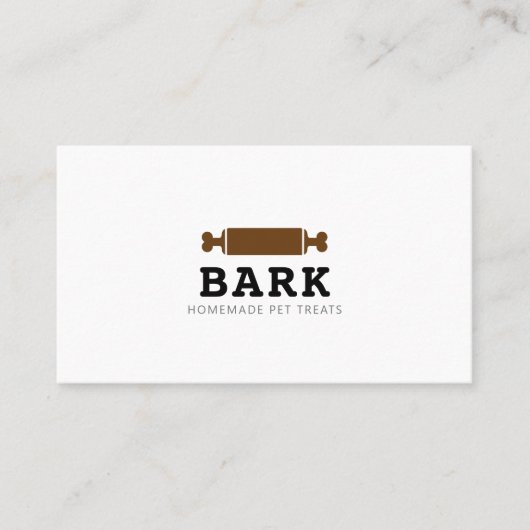 Pet dog bakkerij homemade hondenhandel visitekaartje (Voorkant)