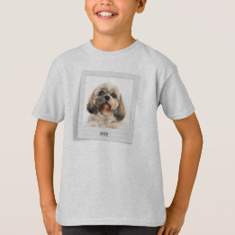 Pet Dog Birthday Foto gepersonaliseerd T-shirt