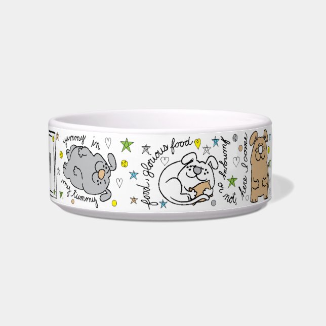 Pet DOG Bowl medium Voerbakje (Rechts)