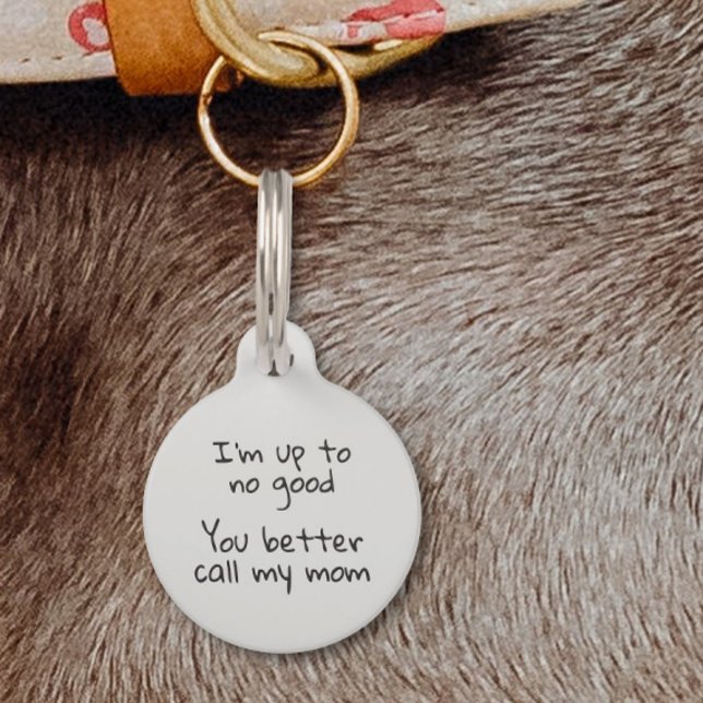 Pet Dog Cat Funny Humor past ID Lost aan Huisdierpenning (Creator heeft geüpload)