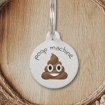 Pet Dog Cat Funny Poop Aanpassen ID Verloren Huisdierpenning<br><div class="desc">Dit ontwerp is gemaakt door middel van digitale kunst. Het kan worden aangepast in het gebied dat wordt aangeboden of aangepast door de klik te kiezen om de andere optie aan te passen en de naam, initialen of woorden te wijzigen. U kunt de tekstkleur en de stijl ook veranderen of...</div>