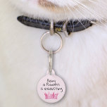 Pet Dog Cat Funny Princess past ID-ID-tag aan Huisdierpenning<br><div class="desc">Dit ontwerp kan op het gebied worden gepersonaliseerd dat door de foto en/of tekst te veranderen wordt verstrekt. Of het kan worden aangepast door te klikken deze Sjabloon personaliseert en dan de klik te kiezen om verdere optie aan te passen en de kleur van de achtergrond te schrappen of te...</div>