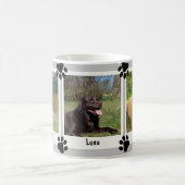 Pet Dog Cat Paws 3  directe fotoframes Koffiemok (Center)