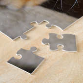 Pet Dog Cat Photo Template Fun Aangepast aanpassen Legpuzzel (Zijkant)