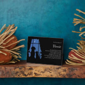 Pet Dog Cat Spiritueel Memorial Fotoplaat (Zijkant)