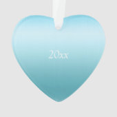 Pet Dog Christmas Blue Ornament (achterkant)