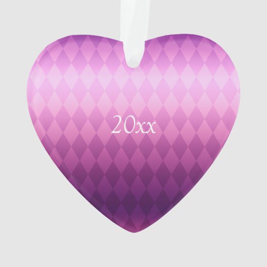 Pet Dog Christmas Roze Ornament (achterkant)