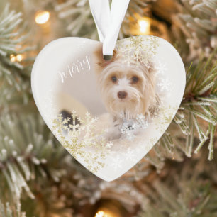 Pet Dog Christmas Wit Ornament
