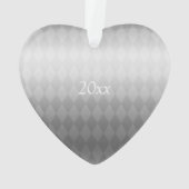 Pet Dog Christmas Wit Ornament (achterkant)