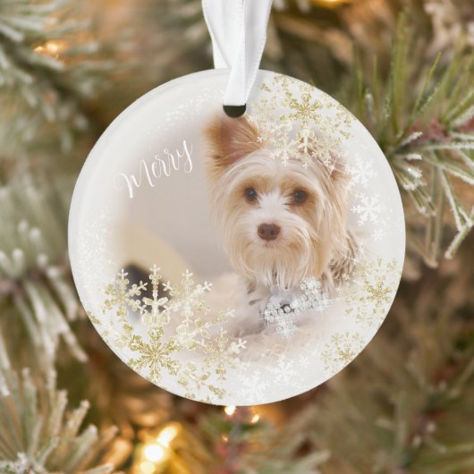 Pet Dog Christmas Wit Ornament (Boom)