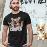 Pet Dog Custom Made Gepersonaliseerde Foto T-shirt<br><div class="desc">Dit ontwerp kan op het gebied worden gepersonaliseerd dat door de foto en/of tekst te veranderen wordt verstrekt. Of het kan worden aangepast door te klikken deze Sjabloon personaliseert en dan de klik te kiezen om verdere optie aan te passen en de kleur van de achtergrond te schrappen of te...</div>