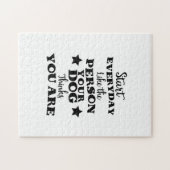 Pet Dog Funny Quote Legpuzzel (Horizontaal)