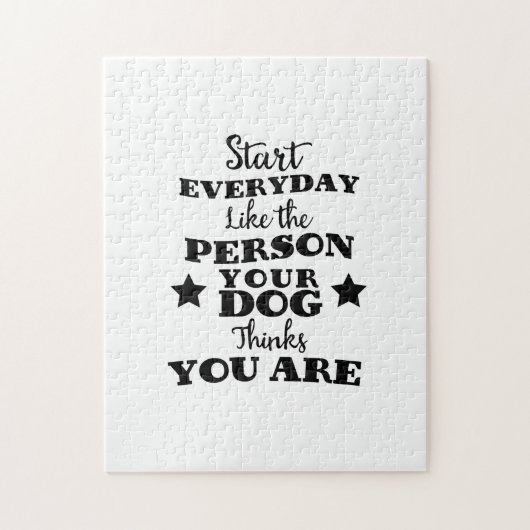 Pet Dog Funny Quote Legpuzzel (Verticaal)