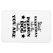 Pet Dog Funny Quote Magneet (Horizontaal)