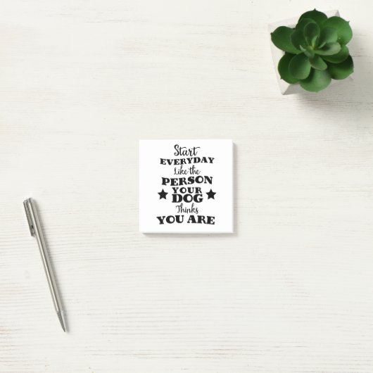 Pet Dog Funny Quote Post-it® Notes (Kantoor)