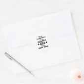 Pet Dog Funny Quote Ronde Sticker (Envelop)