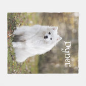 Pet Dog Furry Knuffelbare Hond Dier Fleece Deken (Voorkant (Horizontaal))