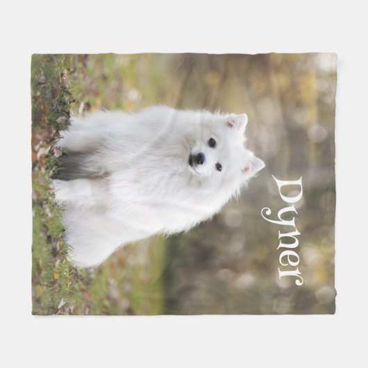 Pet Dog Furry Knuffelbare Hond Dier Fleece Deken (Voorkant (Horizontaal))