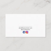 Pet Dog Grooming en Badservice Visitekaartje (Achterkant)