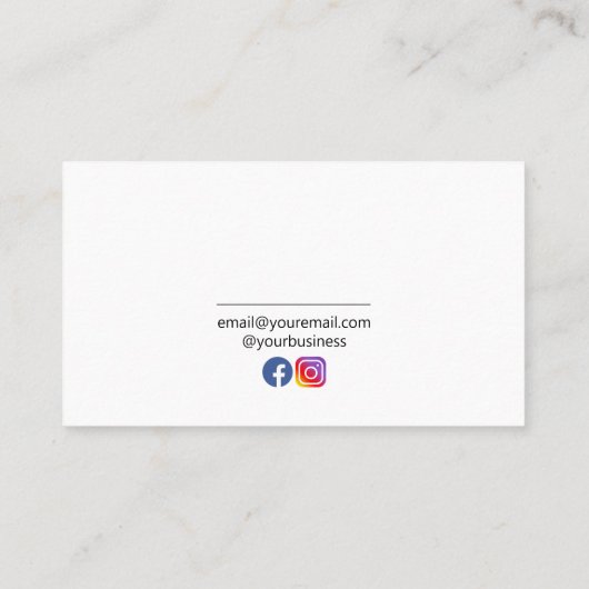 Pet Dog Grooming en Badservice Visitekaartje (Achterkant)