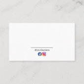 Pet Dog Grooming Service Aangepast Visitekaartje (Achterkant)