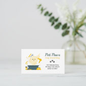Pet Dog Grooming Service Visitekaartje (Staand voorkant)