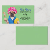 Pet Dog Grooming Service Visitekaartje (Voorkant / Achterkant)