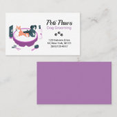 Pet Dog Grooming Service Visitekaartje (Voorkant / Achterkant)