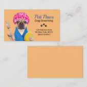 Pet Dog Grooming Service Visitekaartje (Voorkant / Achterkant)