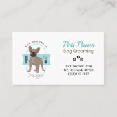 Pet Dog Grooming Service Visitekaartje (Voorkant)