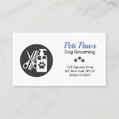 Pet Dog Grooming Service Visitekaartje (Voorkant)