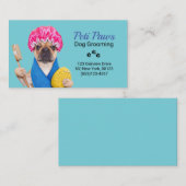 Pet Dog Grooming Service Visitekaartje (Voorkant / Achterkant)
