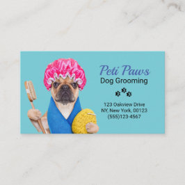 Pet Dog Grooming Service Visitekaartje