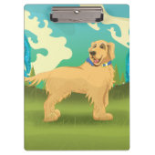 Pet Dog in het park Klembord (Voorkant)