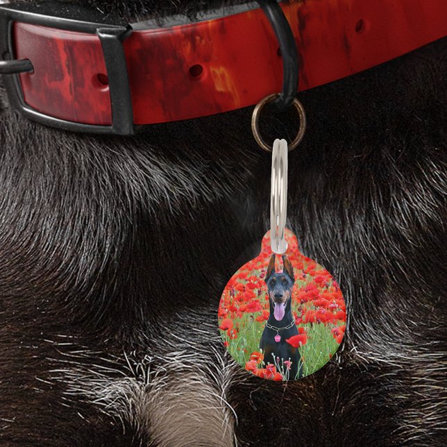 Pet Dog Kat ID Verloren Foto Gepersonaliseerde tek Huisdierpenning (Creator heeft geüpload)