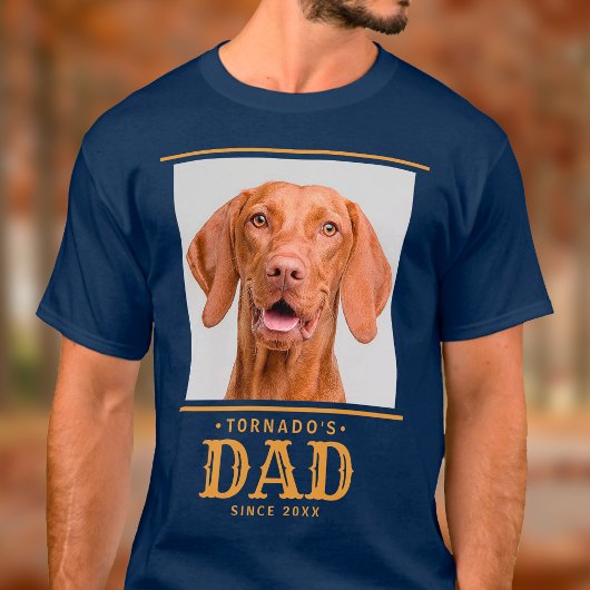 Pet Dog Kat Pap Sinds Jaar Gepersonaliseerde Foto T-shirt