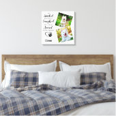 Pet Dog Memorial Dog Foto Canvas Afdruk (Insitu (Slaapkamer))