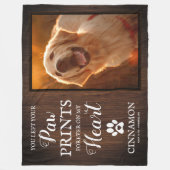 Pet Dog Memorial Keepomwille Fleece Deken (Voorkant)