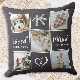 Pet Dog Memorial Keepomwille Photo Collage Kussen