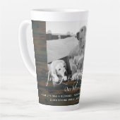 Pet Dog Memorial Photo Collage Remembrance Poem Latte Mok (Linkerhoek)