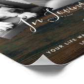 Pet Dog Memorial Photo Collage Remembrance Poem Poster (Hoek)