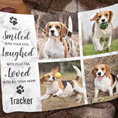 Pet Dog Memorial Smiled Laughed Loved 4 Foto Fleece Deken