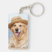 Pet Dog Memorial Sympathy Quote Pet Loss Keepomwil Sleutelhanger (achterkant)