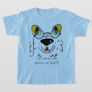 Pet Dog met een bril... T-shirt