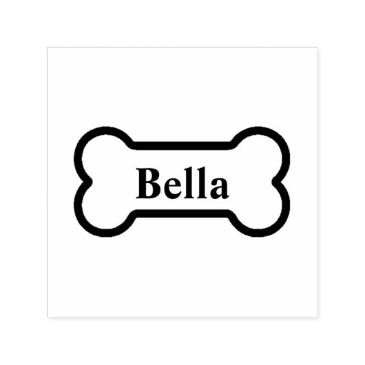Pet Dog Naam Stempel (Design)
