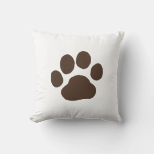 Pet Dog Paw Print Cool Canine Lover's Kussen
